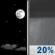 Thursday Night: Mostly Clear then Slight Chance Rain Showers